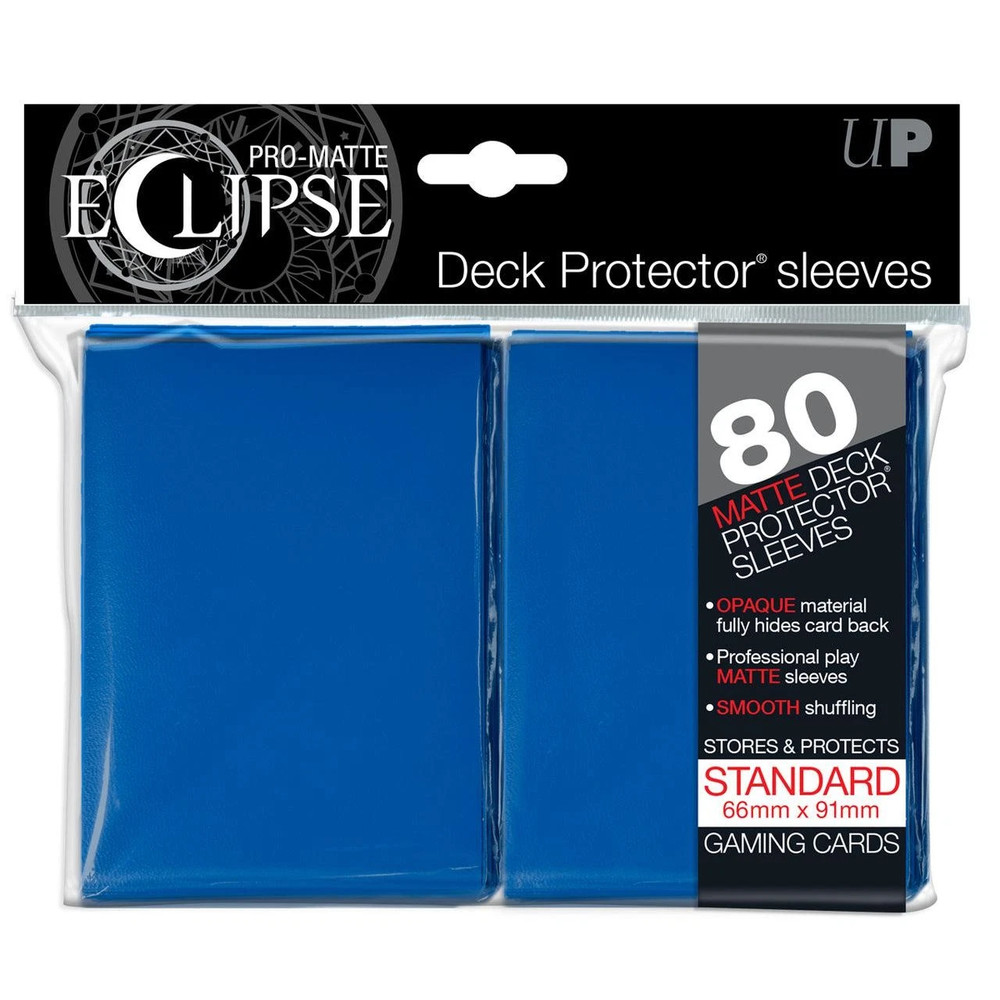 ORIGINAL Deck Protectors - Pro Matte - Eclipse Blue (8 packs per display) New US
