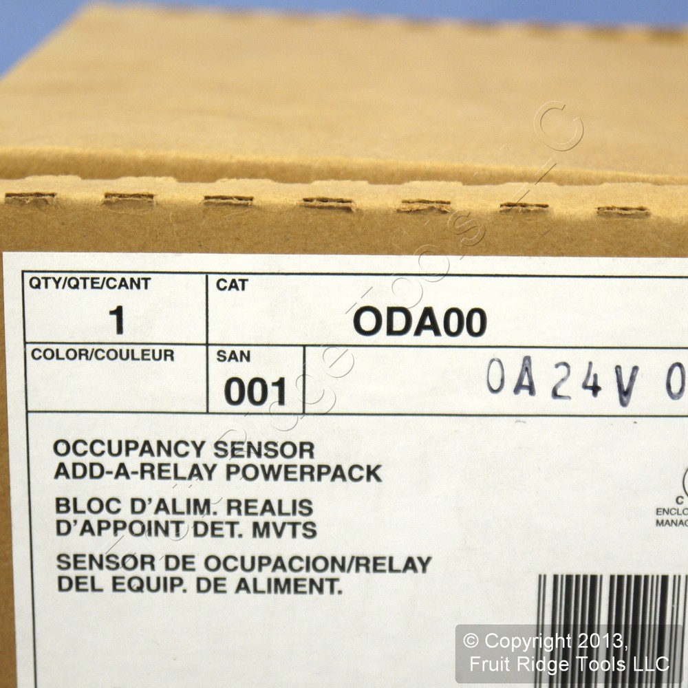 Leviton ODA00 Occupancy Motion Sensor Add-a-Relay Powerpack