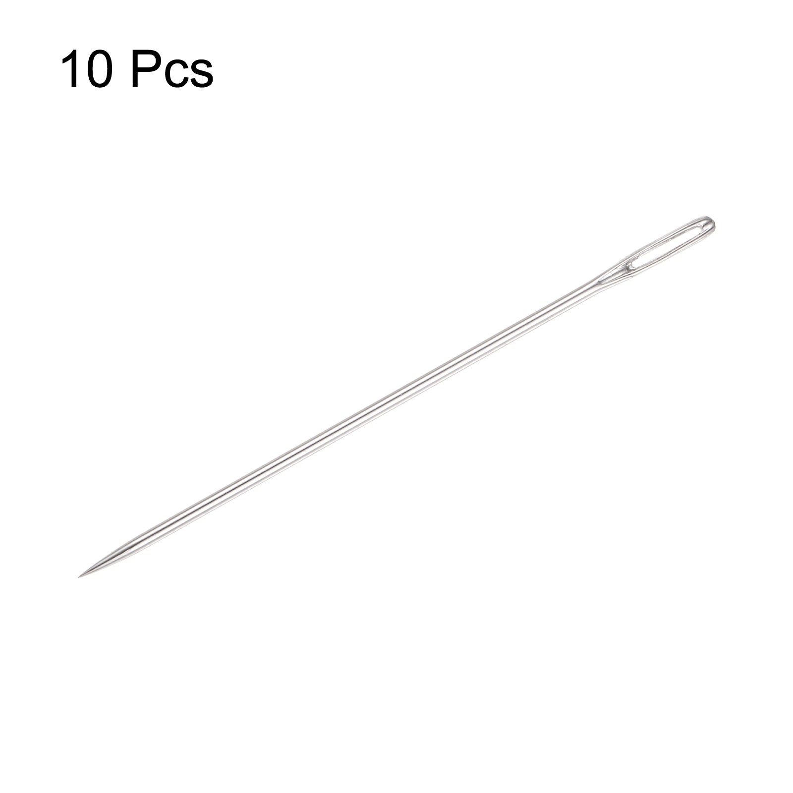 10pcs 2.95 Inch Upholstery Needles Stainless Steel Large Eye Sewing Needles
