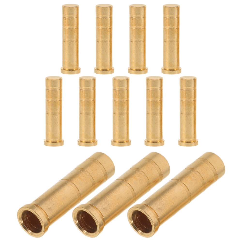 12 Pcs Arrow Connection Seat Inserts Points Archery Accessories Brass