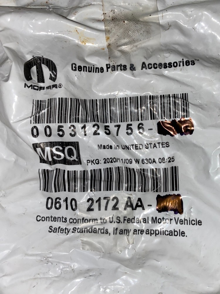 Mopar 06102172AA Hex Head Screw