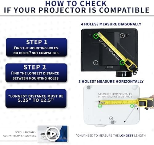 Universal Ceiling Projector Mount