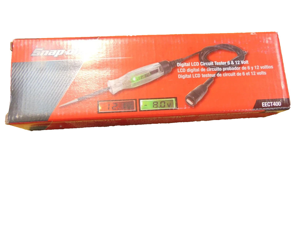 SNAP ON TOOLS USA EECT400 Circuit Continuity LED Tester Digital Display NEW