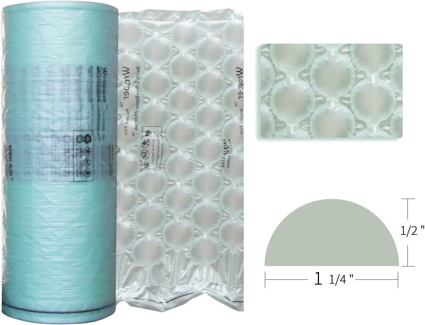 Mini Air Easi 2S Air Pillow Bubble Maker Cushion Machine 2 Free 164 ft Rolls