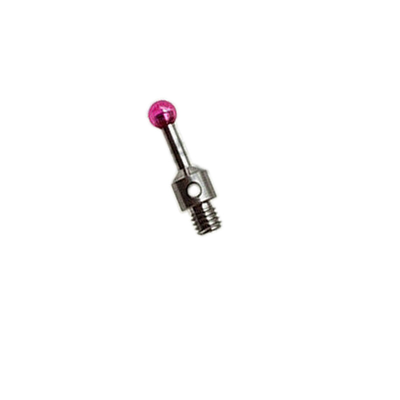2Pc CMM Standard Probe Stylus Measuring Head 3mm Ruby Ball 10mm length M3 Thread