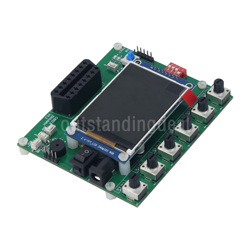 J1939 Simulator OBD II Simulator OBD2 ECU Simulator w/ 2.4" TFT Screen ot25