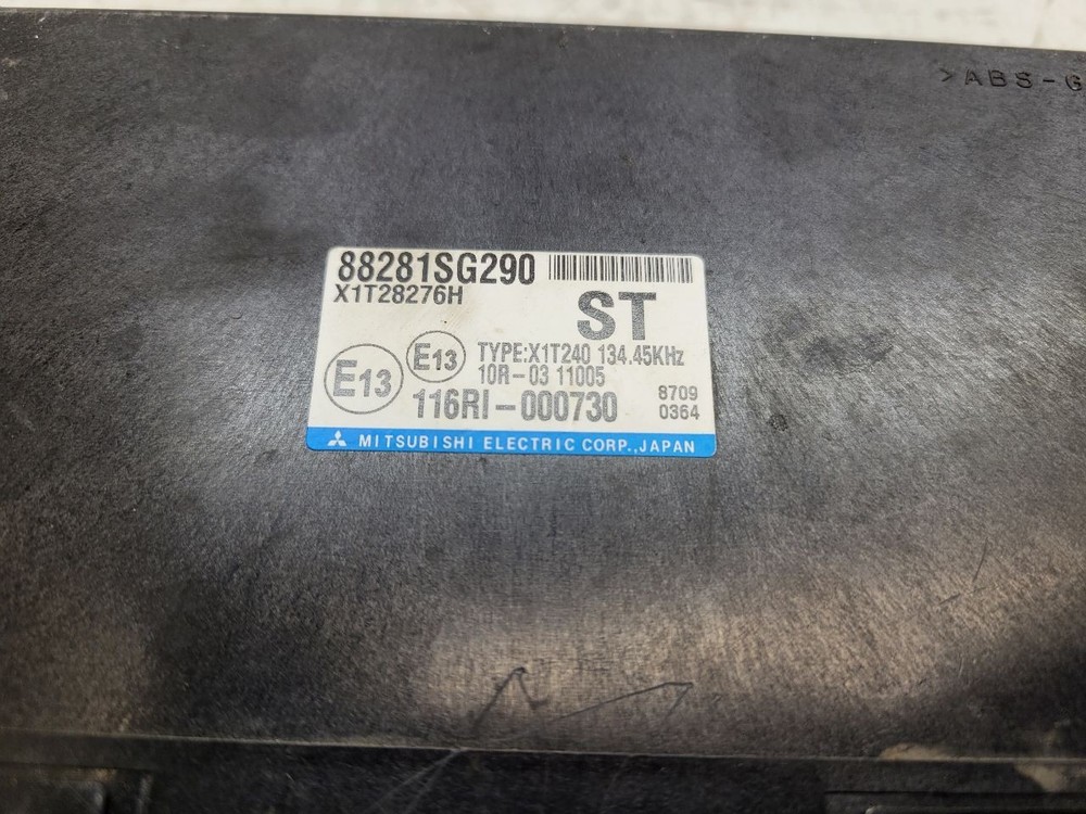 2018 SUBARU FORESTER BODY CONTROL MODULE INTEGRATED MODULE 88281SG290