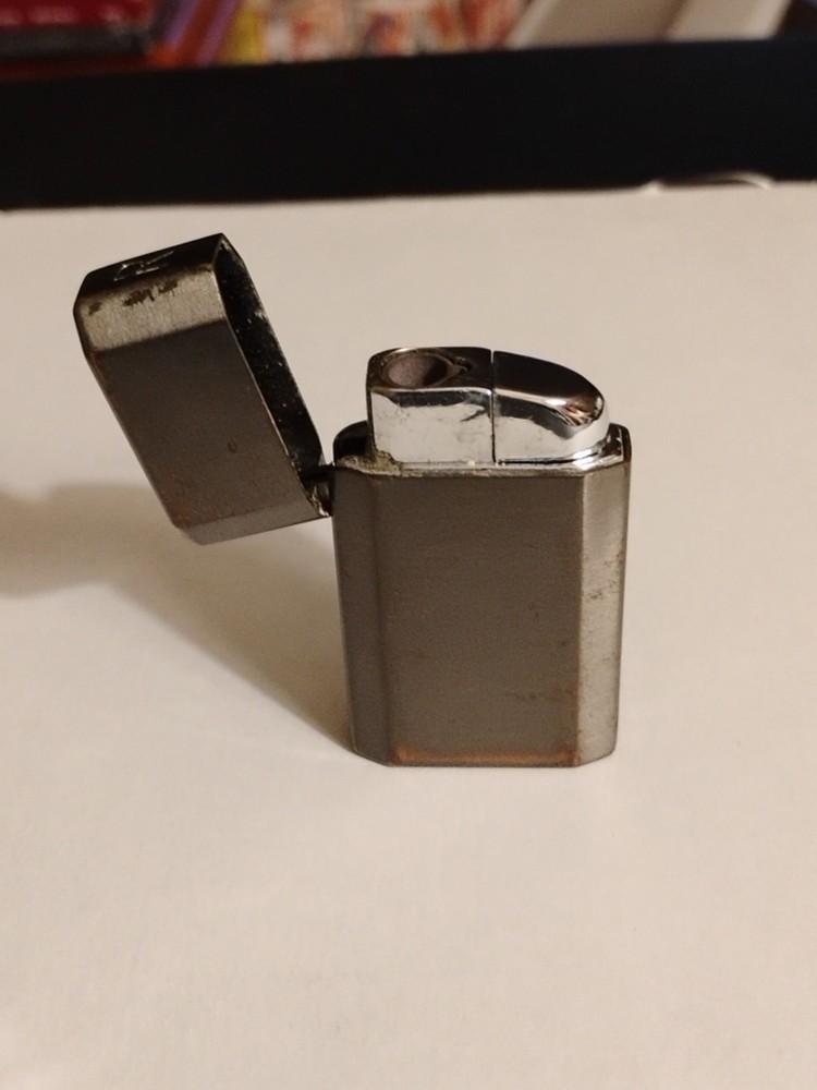 Ronson Jetlite Butane Lighter Adjustable Flame Refillable Grey