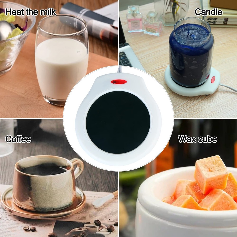 Home&Office Desktop Electric Mug 1 White, 1pack