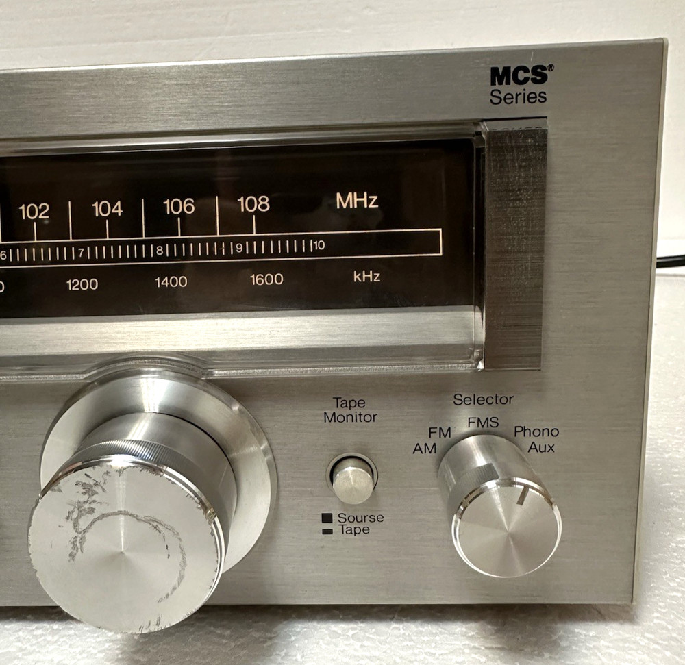 MCS MODULAR COMPONENTS SYSTEM RECEIVER 3225 Tested & Working!