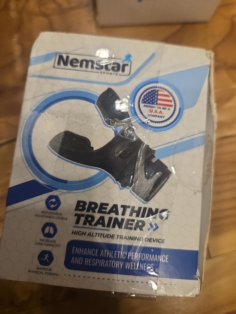 Breathing Trainer Exercise Device - Respiratory Exerciser Device Adjustable