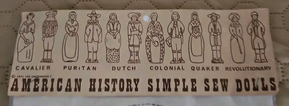 American History Simple Sew Dolls
