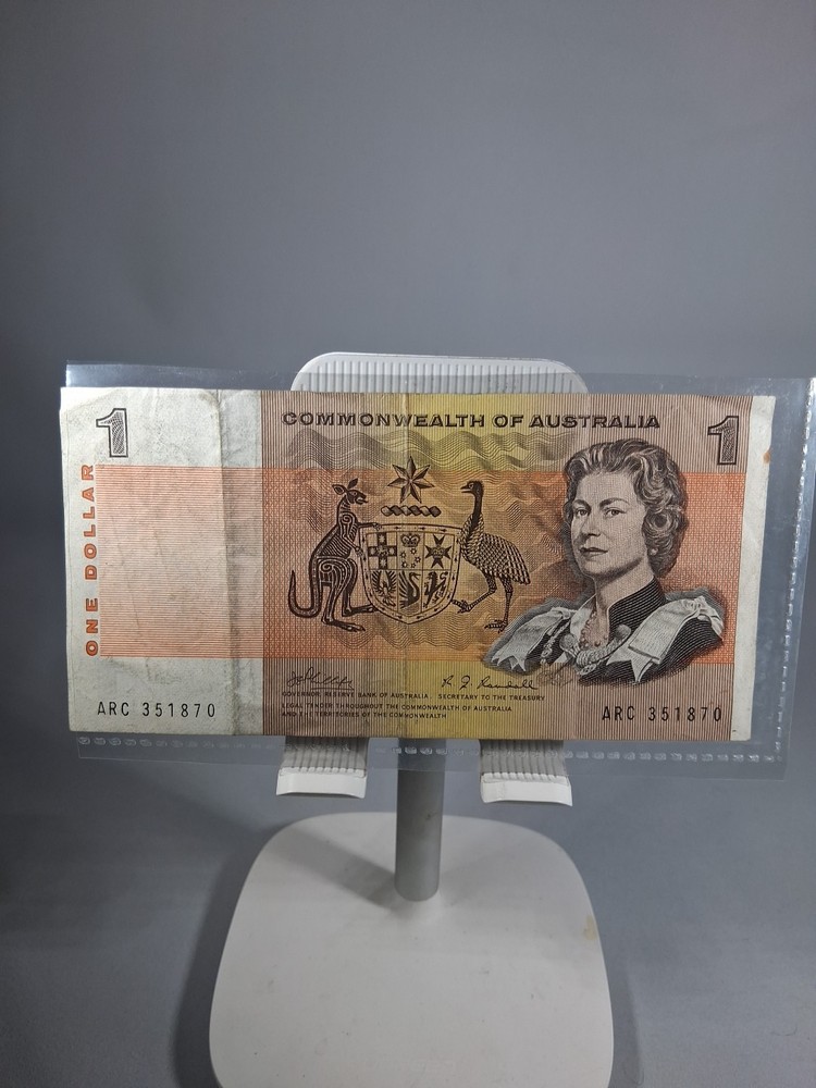 1974 AUSTRALIA 1 DOLLAR BANKNOTE