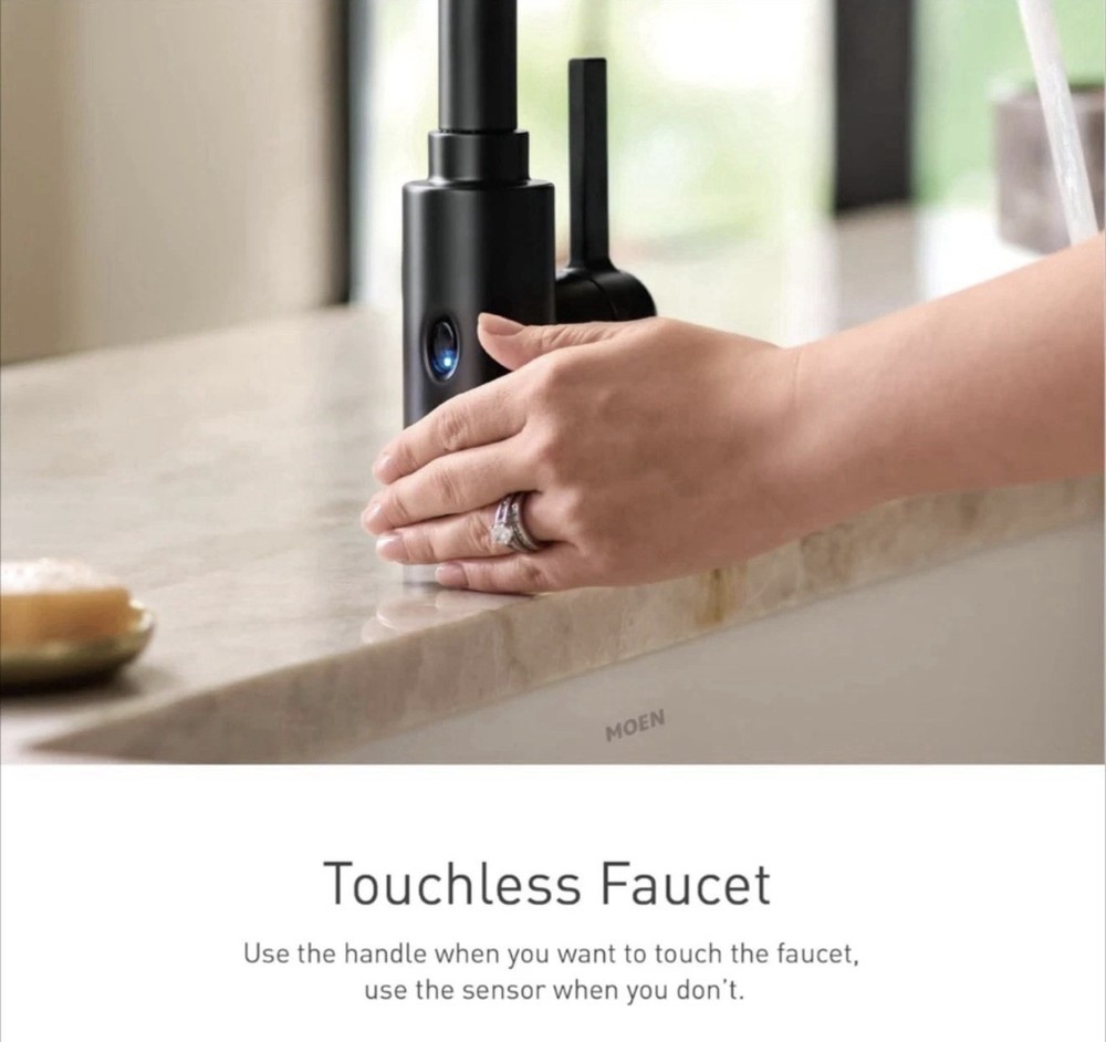 Moen 7864EWC MotionSense Wave Pull Down Touchless Kitchen Faucet