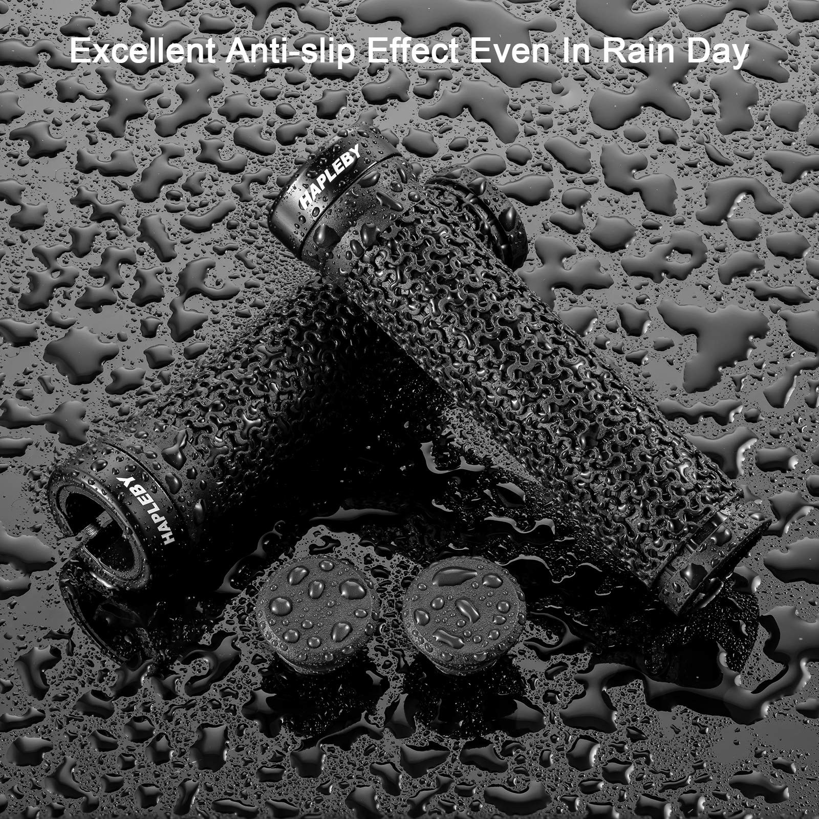 Premium Bike Handlebar Grips, Single Lock-on Professional Mountain Bicycle Ha...