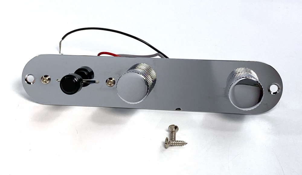 OEM Fender Squier Tele CONTROL PLATE w/ POTS & KNOBS Telecaster Affinity Screws