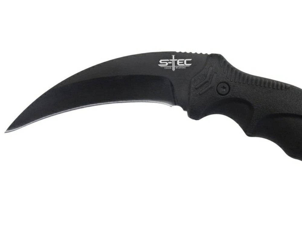 New S-TEC Karambit Fixed Blade Knife TS201BK
