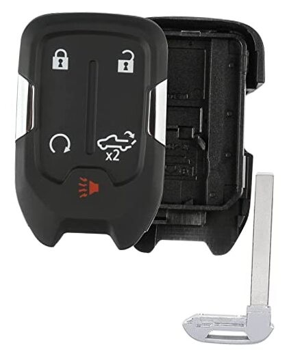 Key Fob Shell,  Replacement Smart Remote Key Case Cover 5 4+1 Buttons Pickup