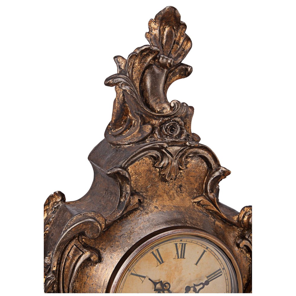 Taryn Vintage Style 16 1/4" High Table Clock