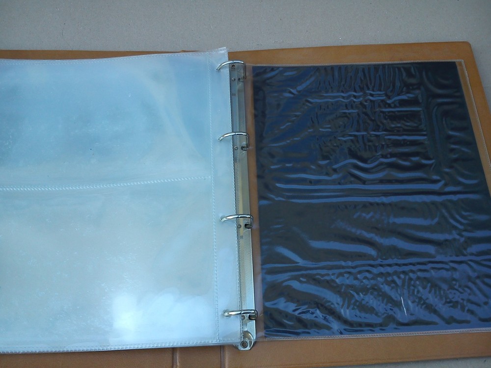 Royal Mail Presentation Packs Album Binder Stamp 14 Sheets Storage EMPTY Beige