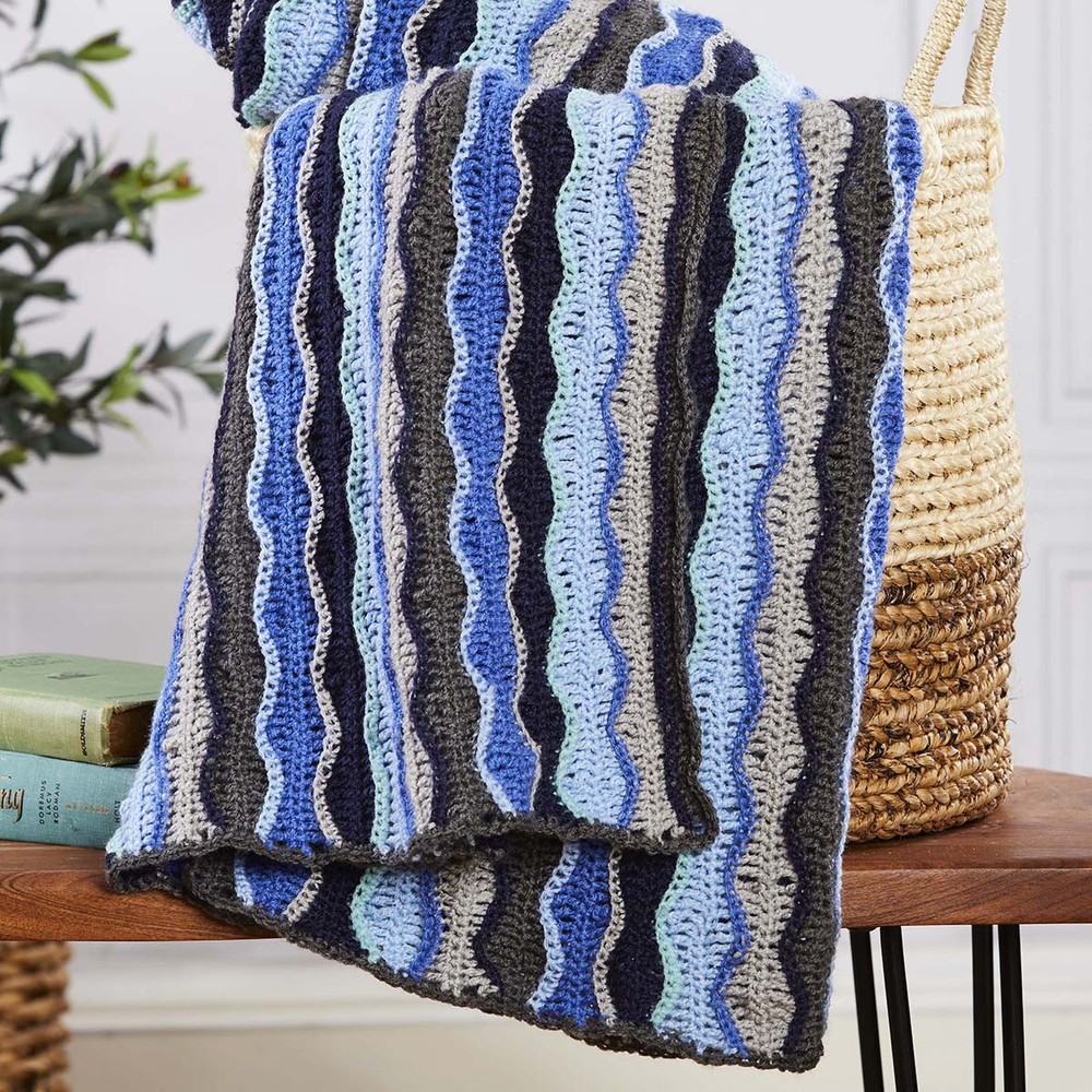 Rippling Columns Afghan