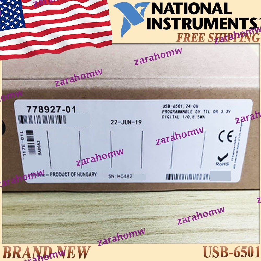 National Instruments USB-6501 Data Acquisition Card NI DAQ Multifunction USstock