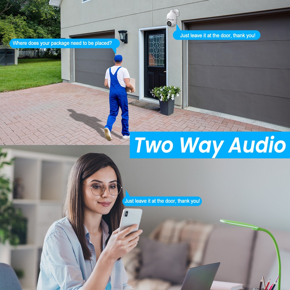 ANRAN CCTV WIRED SECURITY SYSTEM 8MP AUDIO CAMERA 24/7 RECORD +4TB HDD MOTION