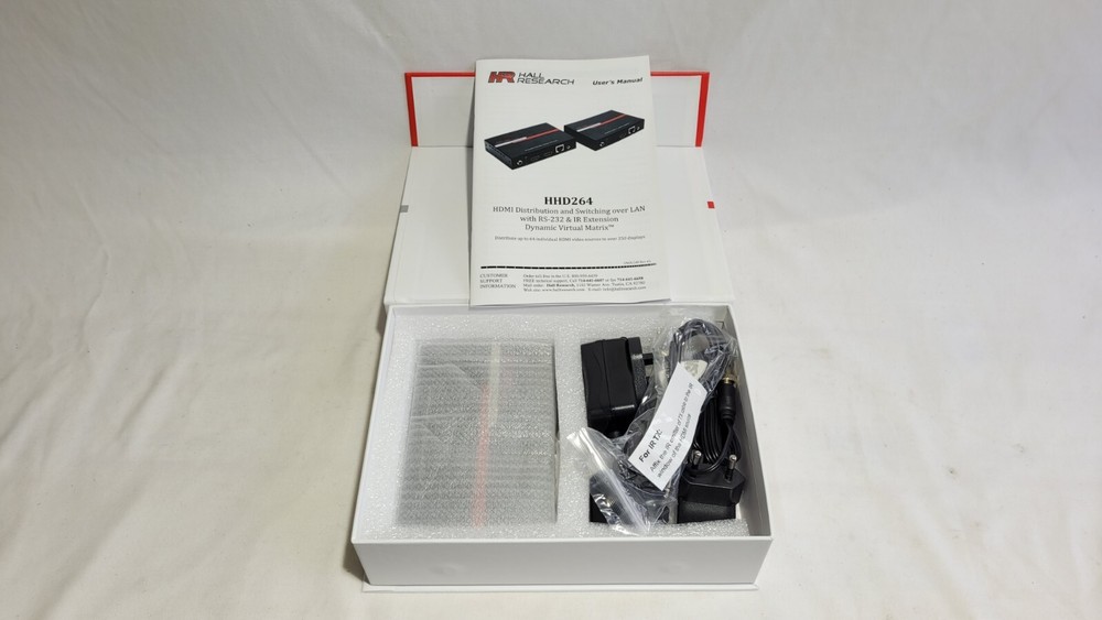 HALL TECH HHD264-S-PD HDMI Distribution And Switching Over LAN