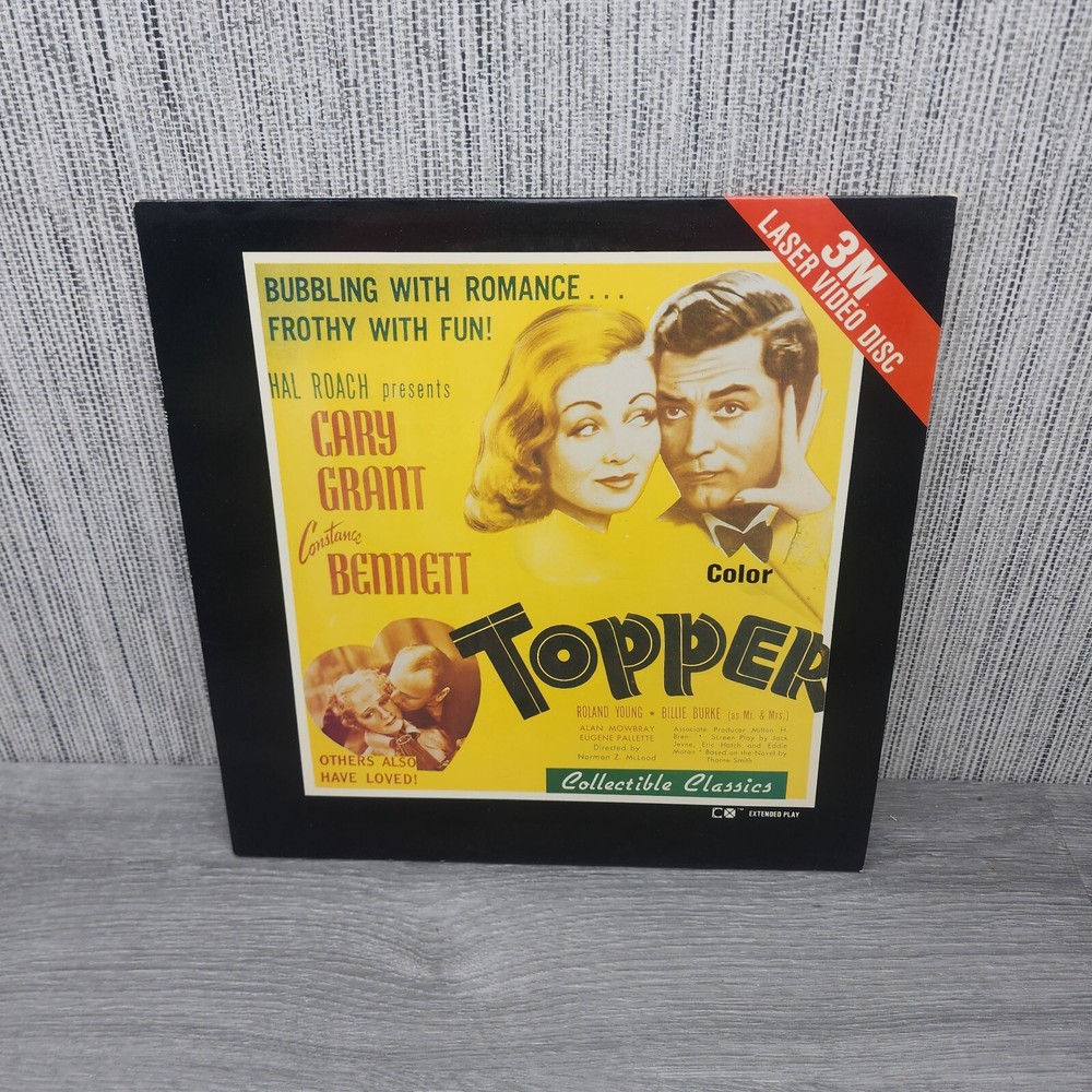 TOPPER Cary Grant Colourised Version  LASERDISC LD