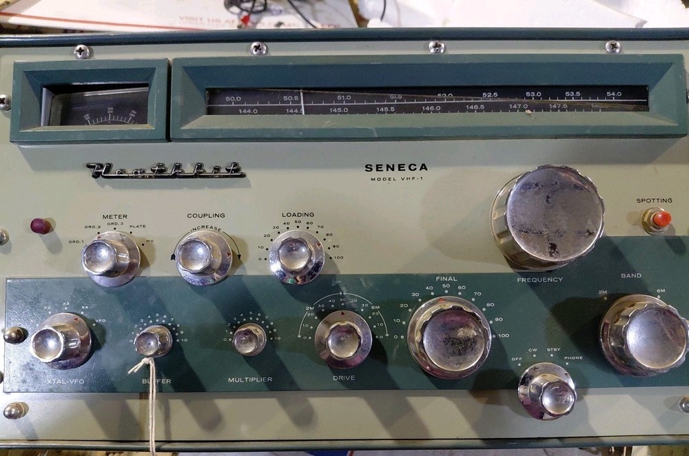 Heathkit VHF-1 Seneca 2 and 6 Meter Transverter Power Up ONLY Untested Estate