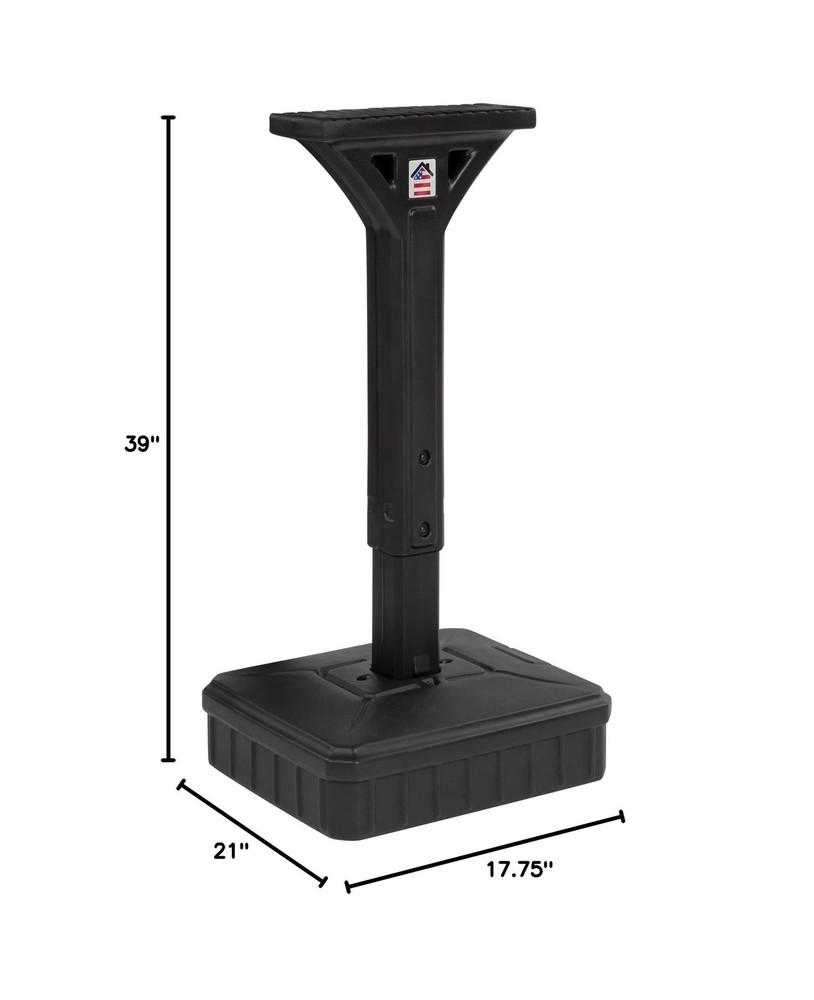 American Home Dig-Free Universal Mailbox Post for Standard Mailboxes - No Dig...