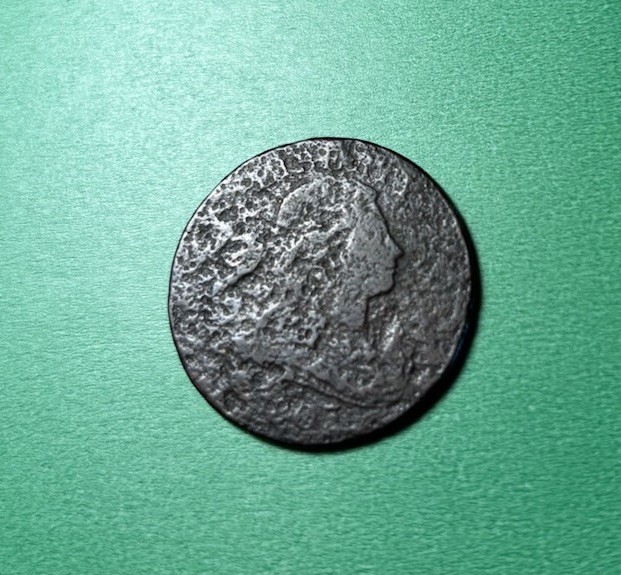 1807 United States Large Cent Dropped Bust