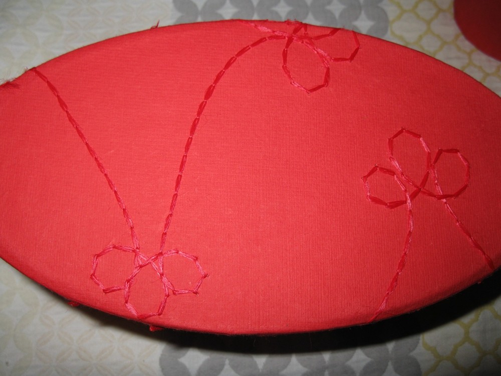 Gift Box Lot red- different sizes 7 items READ