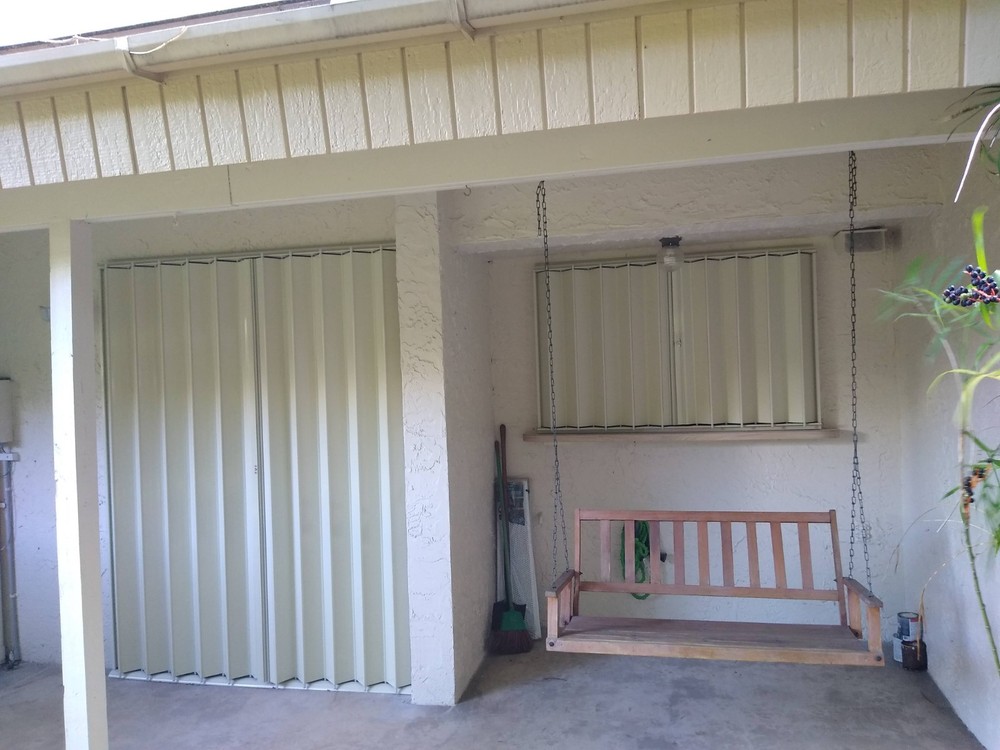 Accordion Hurricane Shutters FL#389