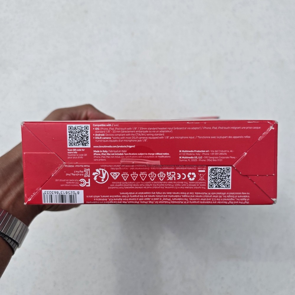 IK Multimedia iRig Pre 2 - XLR Microphone Interface for iOS Devices Damaged Box