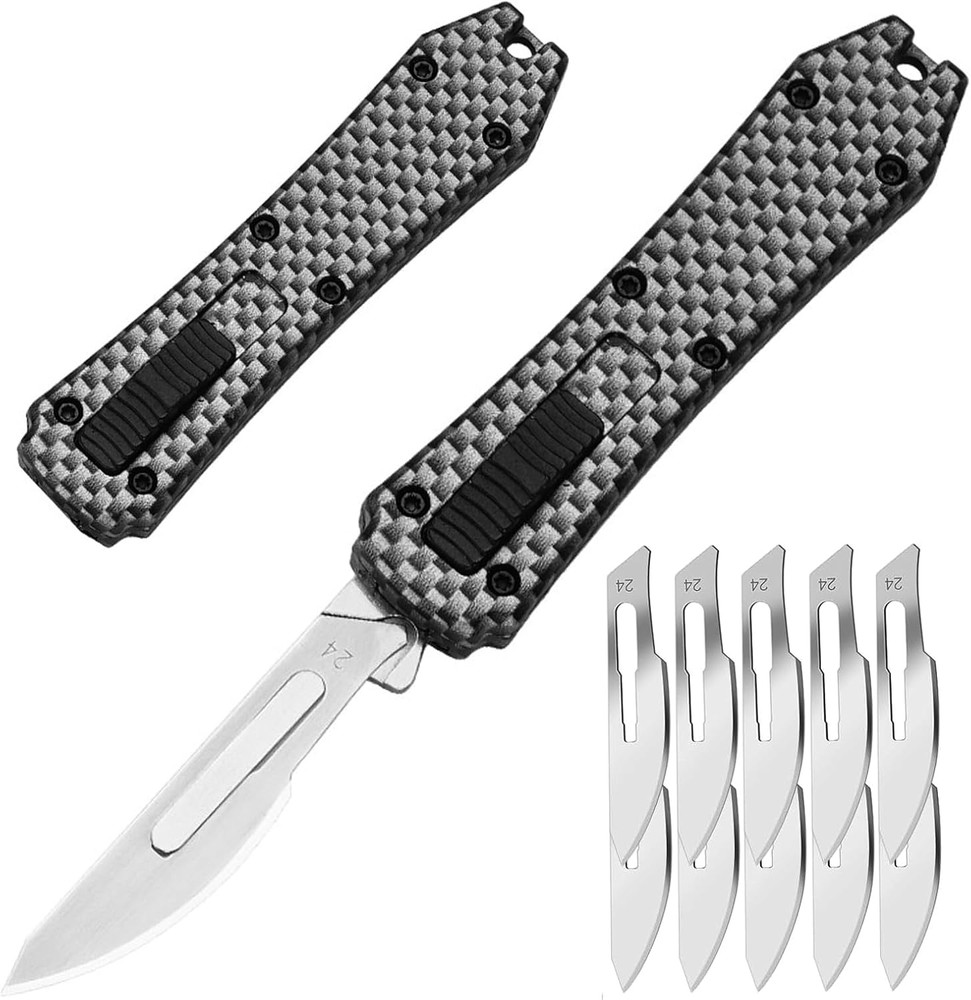 Switch Blades Utility Knife, Automatic Knife Push Button, Retractable Utility