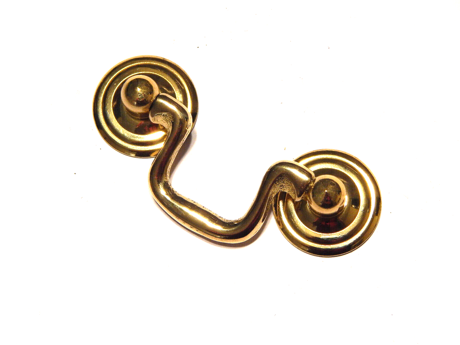 Vintage Drawer Pull 2 Inch Center Mounting Cast Brass