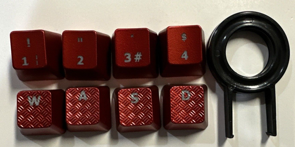 8x Backlit Keys Caps Set For Corsair FPS Gaming Keyboard MX Key Switch + Puller