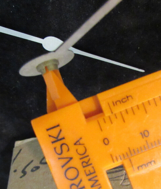 Seth Thomas Regulator Clock Spade Hands ~ 9 inch +/- dial 1 pair NOS