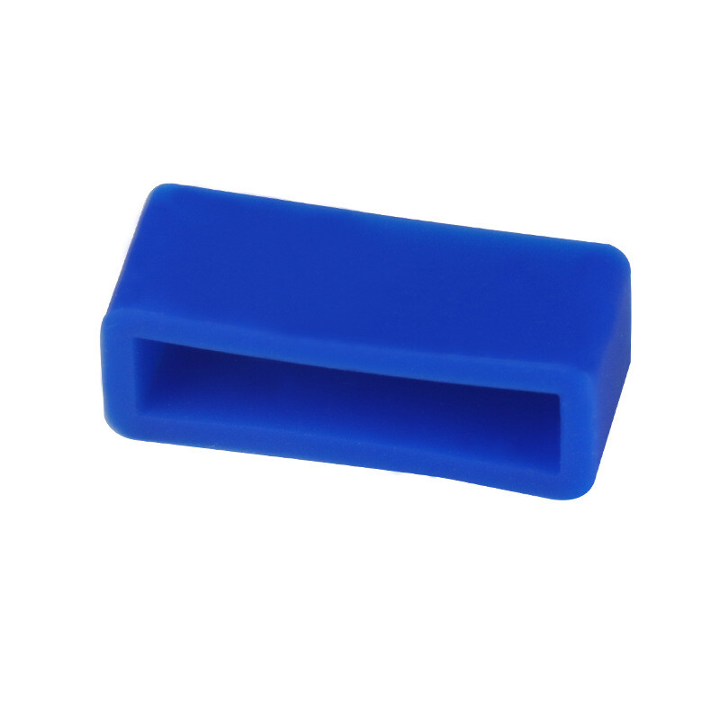 2-Pack Silicone Watch Strap Band Hoop Loop Retainer Buckle Holder Ring Keeper