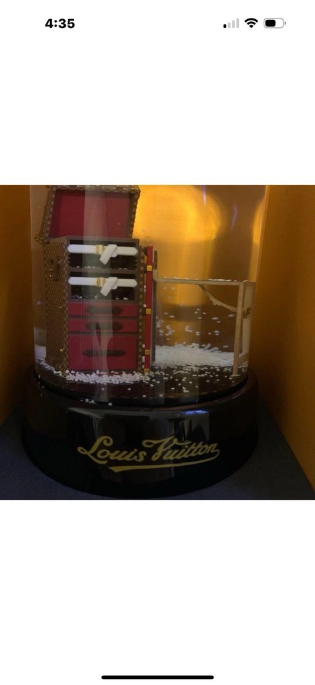 Customer limited item Louis Vuitton snow globe