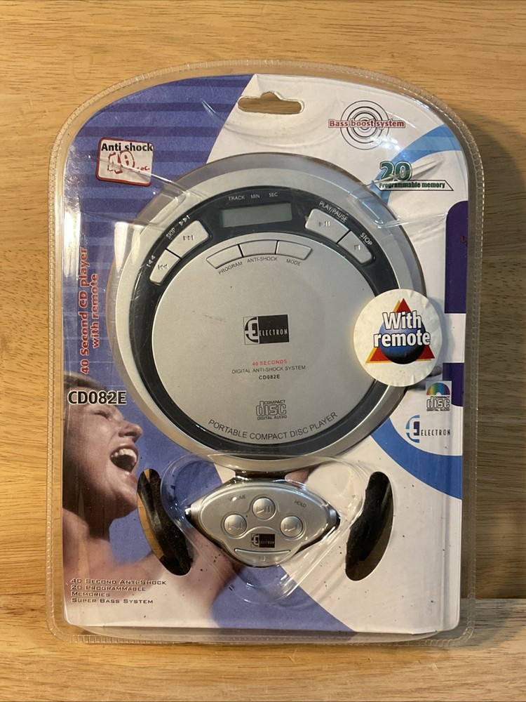 Electron Curtis CD082E Portable CD Player Compact Disc Player With Remote
