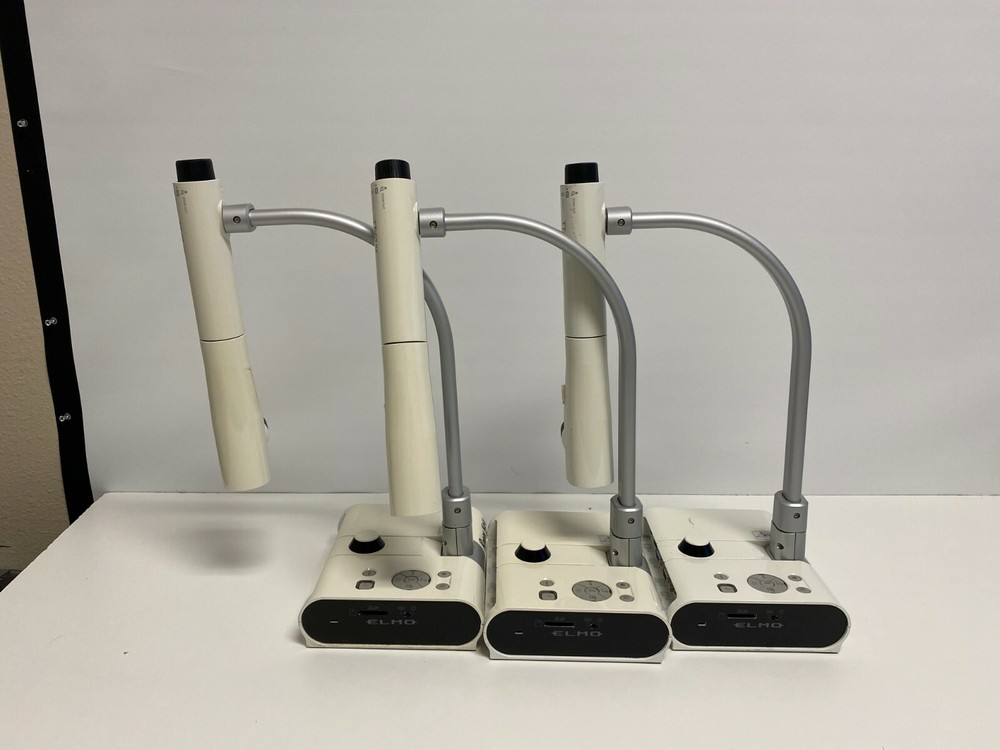 Lot 4: Lot of 3 ElmoTT-02RX Interactive Document Camera