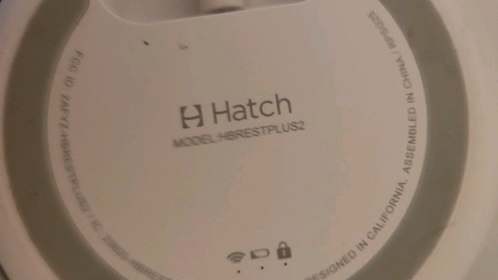 Hatch Rest+ Plus 2nd Gen White Noise Machine + Power Cord HBRESTPLUS2