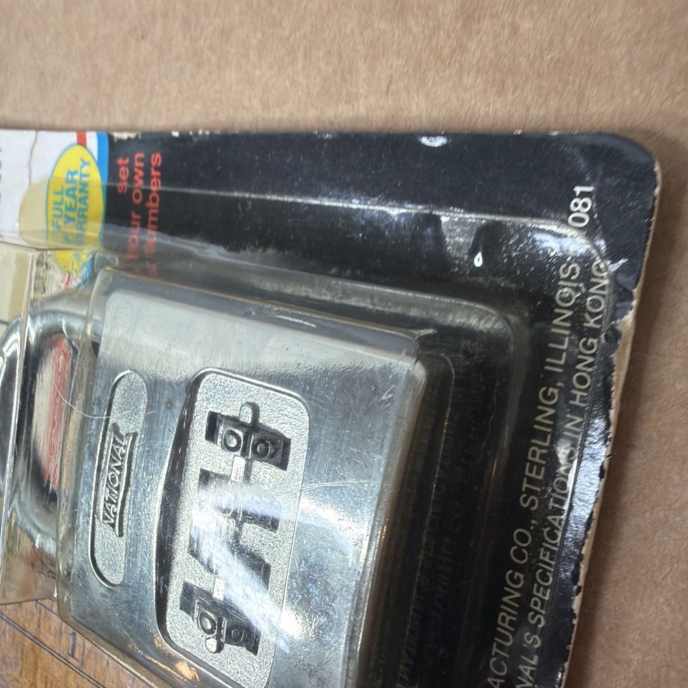 National Mr. Memory Combination Lock V656