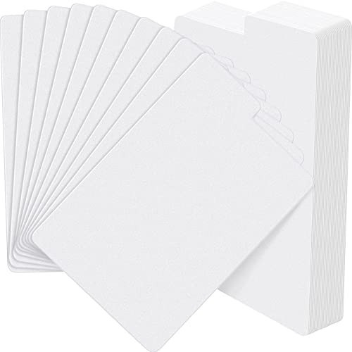 100 Comic Book Dividers with Tabs - Frosted Plastic Separators for Storage Boxes