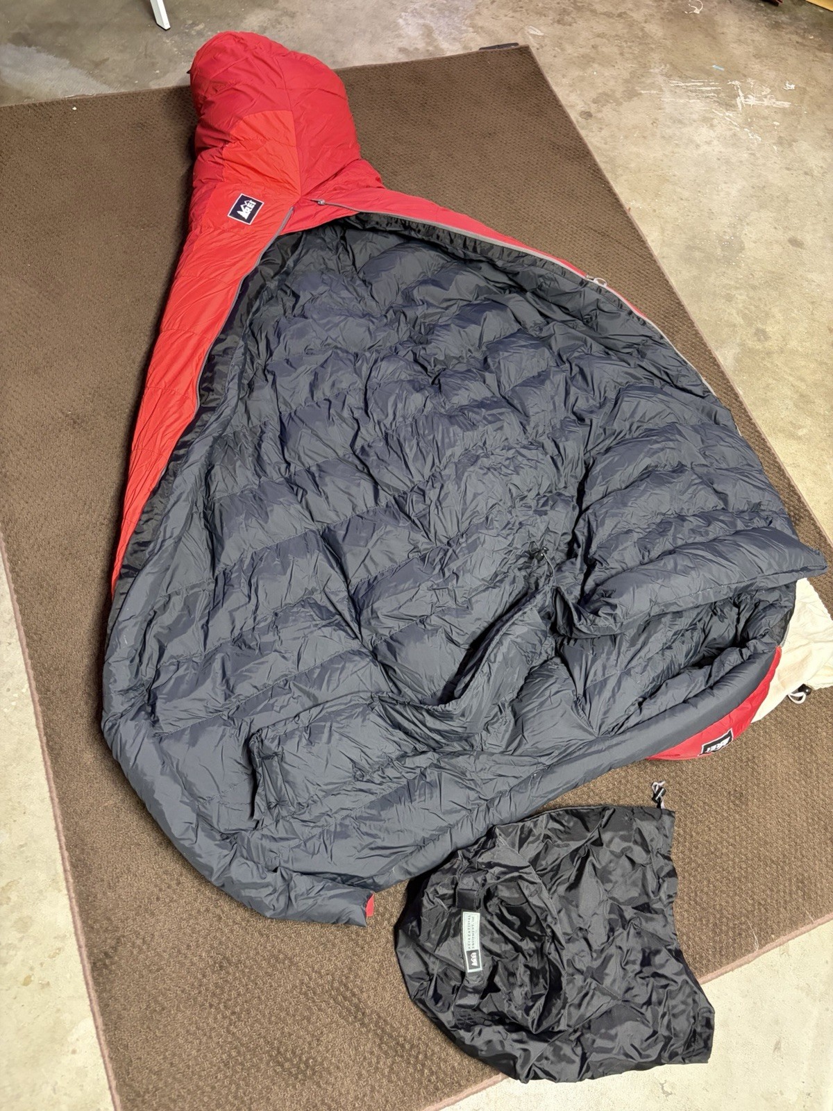 Women’s REI Radiant +10 Down Sleeping Bag Pre-owned Free Shipping