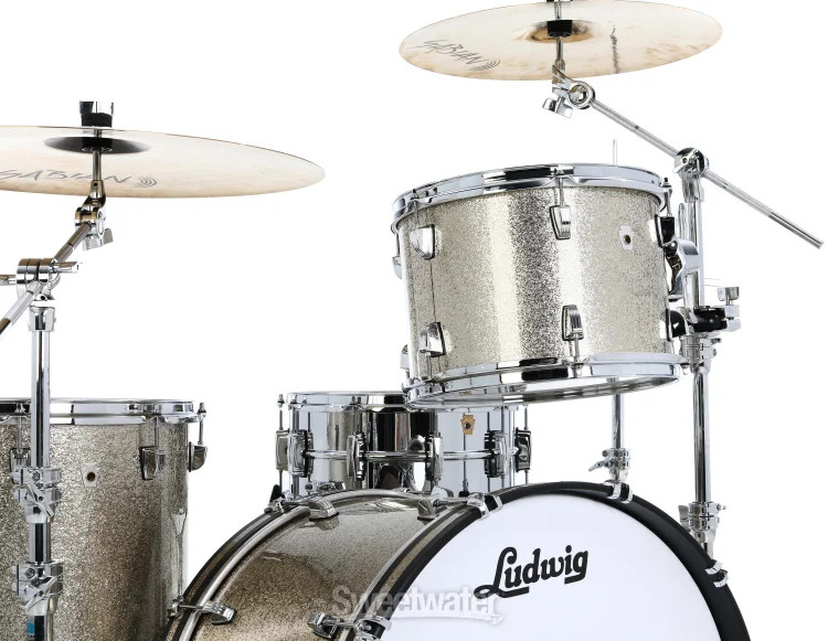 Ludwig NeuSonic 3-piece Shell Pack - Titanium Super Sparkle