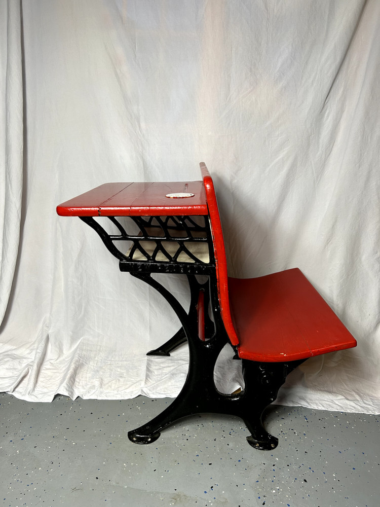 Antique Peabody School Desk