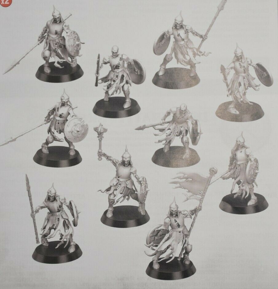 Warhammer AoS Soulblight Deathrattle Skeletons (10) No Box